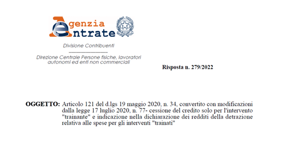 Superbonus, cessione del credito o detrazione? La scelta per ciascun intervento trainante e trainato