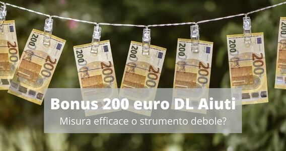 Bonus 200 euro, novità efficace contro il caro prezzi o misura costosa e debole? La parola a lettrici e lettori