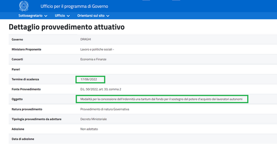 Bonus autonomi e professionisti e altre misure del DL Aiuti: per renderle concrete serve il decreto attuativo