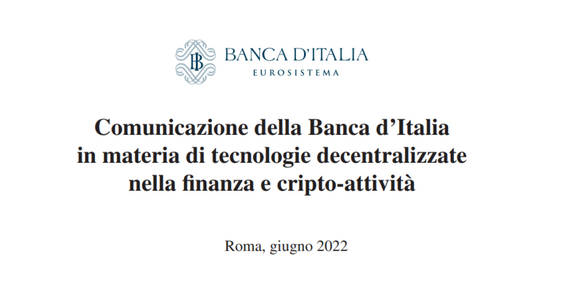 Banca d'Italia sulle cripto-attività: informativa scrupolosa e consapevolezza le parole chiave