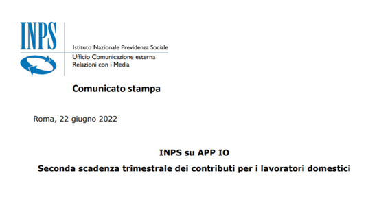 Colf e badanti, contributi INPS in scadenza: si può pagare con APP IO