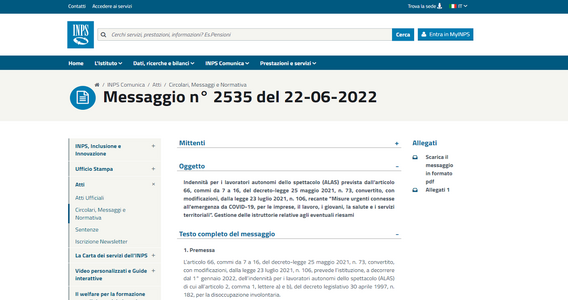 Lavoratori dello spettacolo: istruzioni INPS per la domanda di riesame indennità ALAS