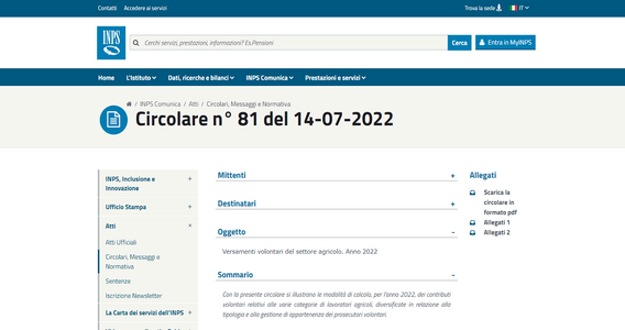 Contributi volontari agricoli 2022: dall'INPS le aliquote per il calcolo dell'importo