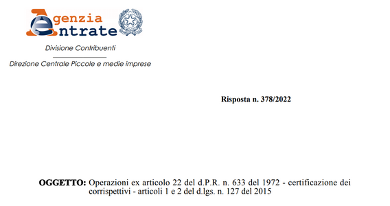 Fattura elettronica al posto dello scontrino, codice fiscale del cliente obbligatorio