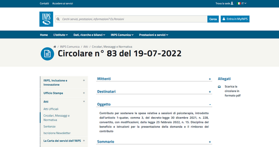 Bonus psicologo 2022: come utilizzare l'agevolazione? Le istruzioni INPS