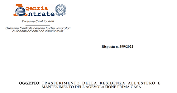 Bonus prima casa, si può spostare la residenza senza perdere l'agevolazione