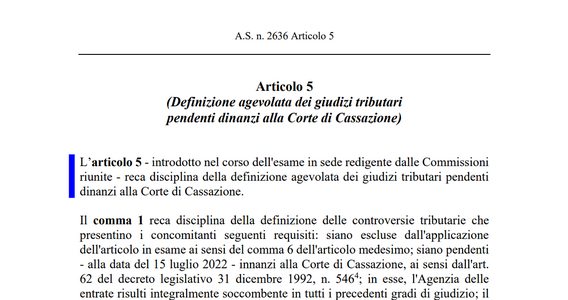 Pace fiscale, torna la definizione agevolata delle liti: chi potrà fare domanda