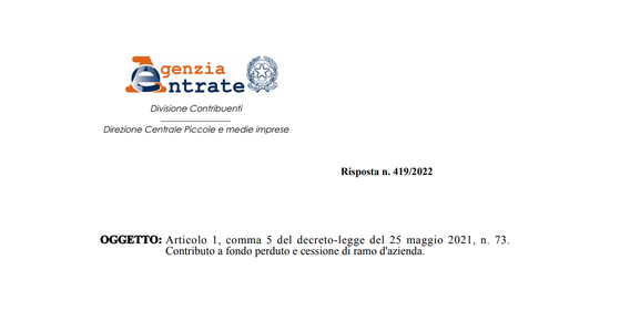 Contributo a fondo perduto anche per l'imprenditore che diventa lavoratore autonomo