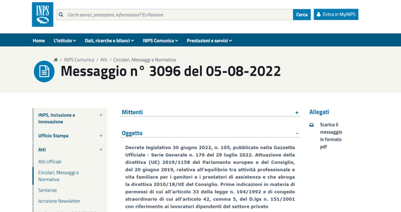 Permessi 104, addio al referente unico: cosa cambia per le domande dal 13 agosto 2022