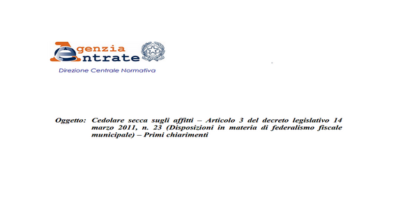 Cedolare secca affitti: quando va inviata la raccomandata?