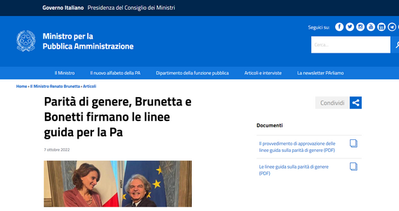 Parità di genere nella Pubblica Amministrazione, adottate le linee guida: il testo tra strategie e criticità