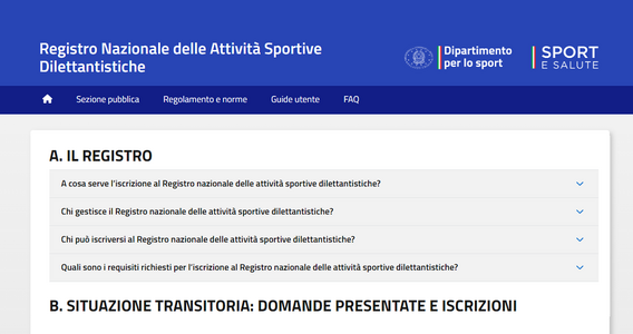 Certificazione natura dilettantistica delle ASD: iscrizione obbligatoria al nuovo registro