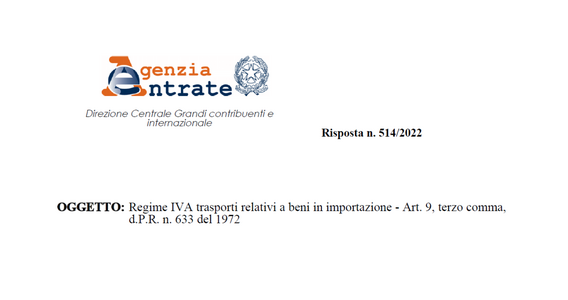 IVA trasporto beni importati, quale aliquota si applica? I casi di esenzione