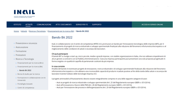 Sicurezza sul lavoro, dall'INAIL contributi per le imprese con il bando BIT: domanda entro il 13 febbraio