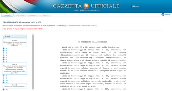 Decreto Aiuti quater, le novità nel testo in GU: dai bonus per imprese e dipendenti al superbonus