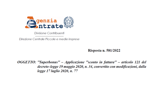 Sconto in fattura e superbonus, cosa fare se manca la comunicazione alle Entrate?