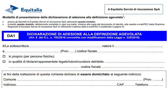 Rottamazione Equitalia: domanda, scadenza e istruzioni
