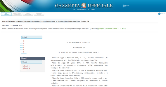 Fondo caregiver 2022: nuove risorse in arrivo per agevolare l'assistenza a disabili e malati