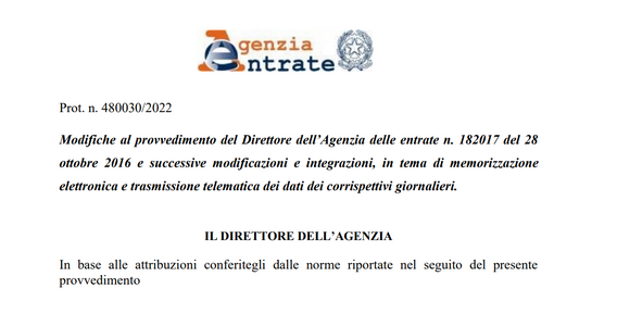 Da registratori di cassa a RT, più tempo per l'adeguamento: arriva la proroga