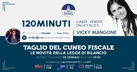 Taglio del cuneo fiscale: le novità della Legge di Bilancio 2023 ai microfoni di Giornale Radio