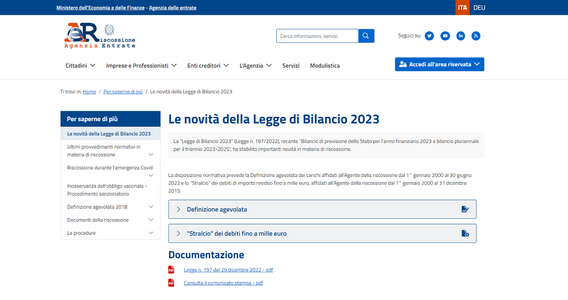 Stralcio cartelle 2023: le istruzioni sull'annullamento dei debiti