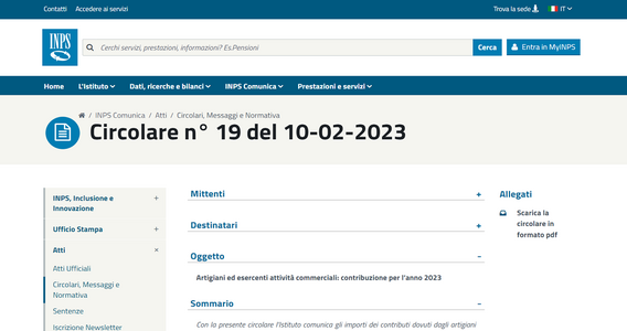 Contributi INPS artigiani e commercianti 2023, aliquote e scadenze