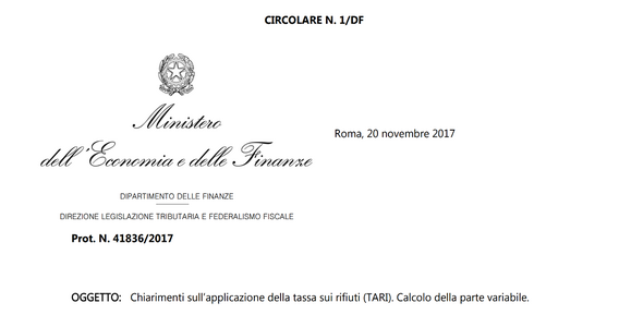 Rimborso Tari, circolare MEF: quando spetta e come richiederlo