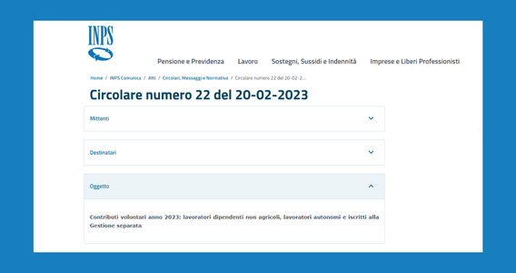 Contributi volontari INPS 2023: istruzioni sul calcolo dell'importo