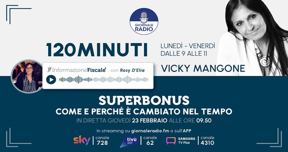Superbonus: le modifiche nel tempo e le ultime novità, il punto ai microfoni di Giornale Radio
