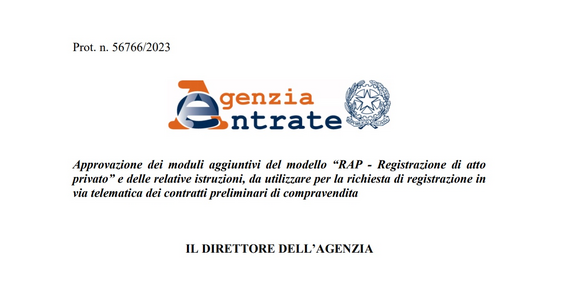 Il modello RAP per i contratti preliminari 