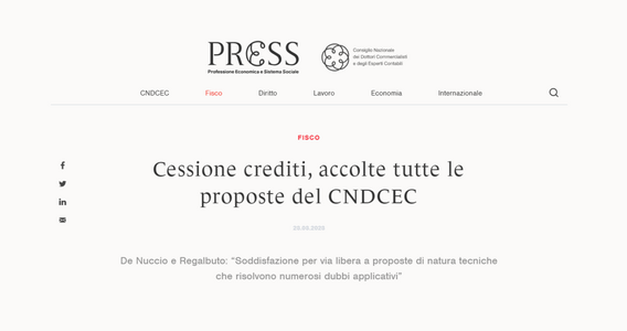 Decreto cessione crediti, via libera agli emendamenti con le proposte dei commercialisti