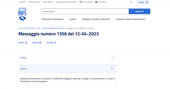 Congedo di paternità: in caso di dimissioni è obbligatorio il ticket di licenziamento