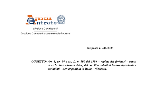 Regime forfettario, anche la pensione esente rientra nel calcolo dei limiti