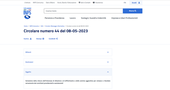 Contributi INPS: gli effetti del nuovo aumento del tasso di interesse su rate e sanzioni