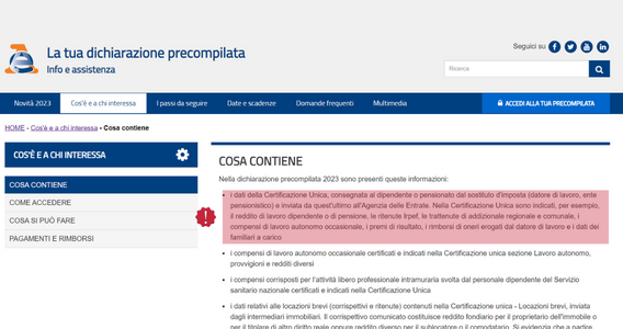 Modello 730/2023 precompilato e dati della CU non inseriti: dall'Agenzia delle Entrate cause e istruzioni