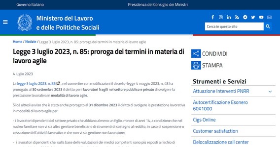 Comunicazione smart working: dopo la proroga sono disponibili i modelli aggiornati