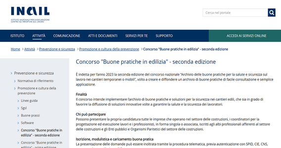 Bonus per la sicurezza nei cantieri: domanda per il bando INAIL dal 5 settembre 2023