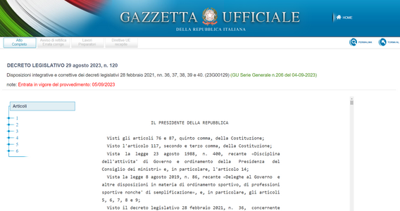 Riforma dello sport: in vigore il nuovo decreto correttivo, le novità tra agevolazioni e sostegni