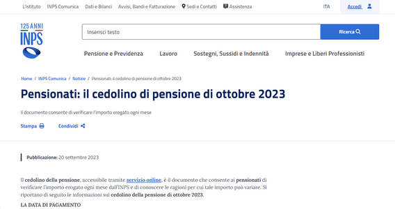Cedolino pensione ottobre 2023: trattenute e rimborsi del modello 730