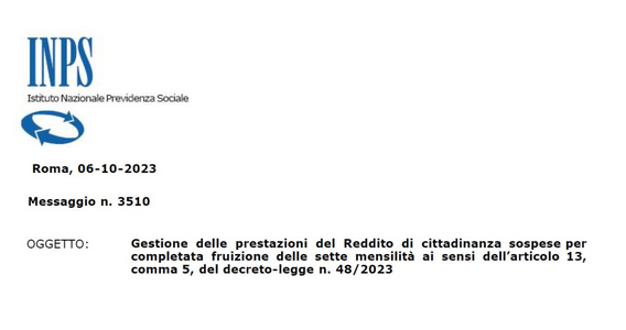 Reddito di cittadinanza 2023: quando si continua a ricevere oltre le 7 mensilità? Le istruzioni dell'INPS