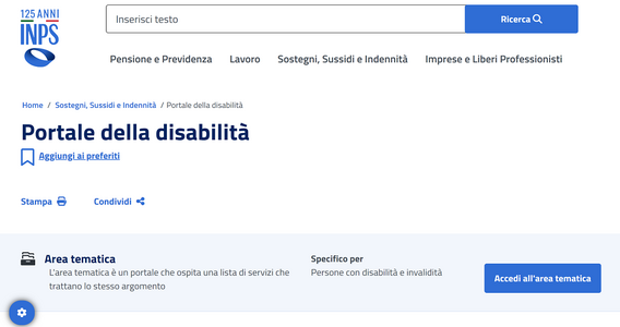 Invalidità civile: arriva il nuovo Portale della Disabilità INPS