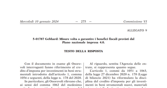 Bonus beni strumentali, dal MEF chiarimenti su compilazione fattura e documento di trasporto