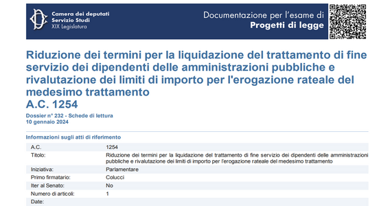 TFS statali: la nuova proposta di legge anticipa a 3 mesi il pagamento della prima rata