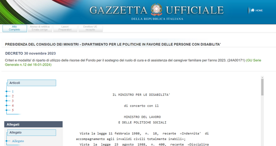 Bonus caregiver 2024, dall'assegno di cura ai contributi sanitari: pronte le regole per Regioni e Comuni
