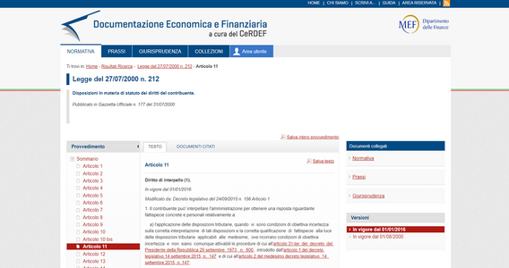 Il supporto all'interpretazione: l'interpello puro