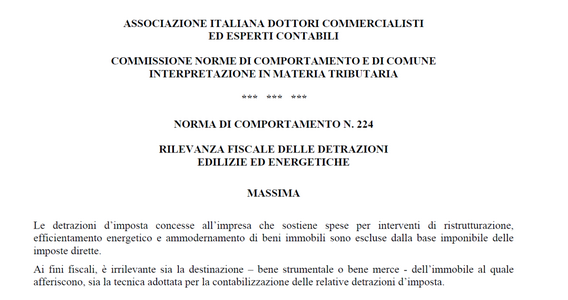 Bonus edilizi: detrazioni fuori dal calcolo dell'imponibile