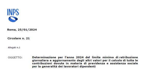 Contributi INPS 2024, minimali e massimali per lavoratori dipendenti: le istruzioni per il calcolo
