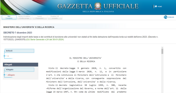 Detrazione spese universitarie 2024: i limiti per gli atenei privati