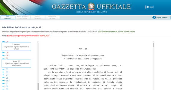 Sicurezza sul lavoro e contrasto al sommerso: nel DL PNRR più ispezioni, pace contributiva e patente a punti