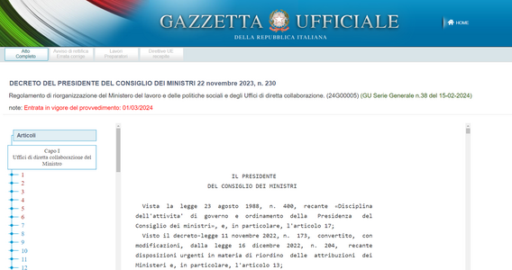 Addio all'ANPAL dal 1° marzo 2024, tutte le funzioni passano al Ministero del Lavoro
